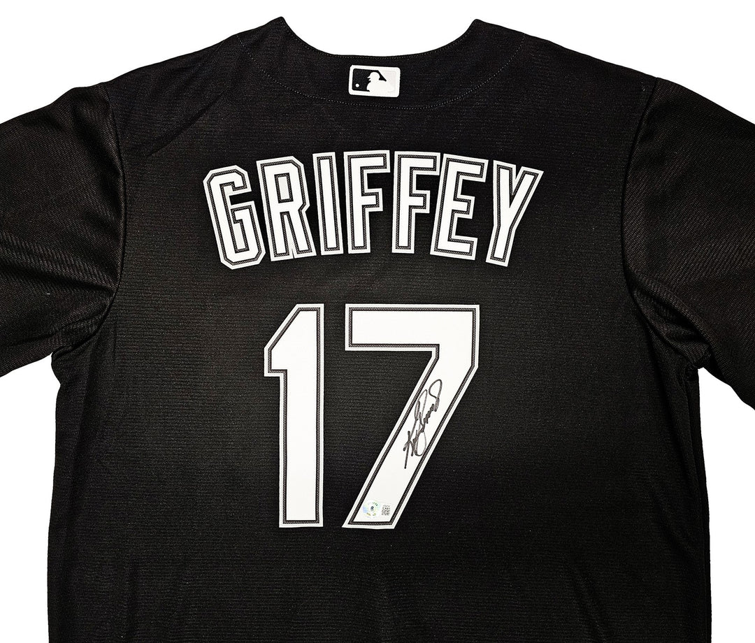 Chicago White Sox Ken Griffey Jr. Signed Black Nike Jersey Size L Beckett Wit