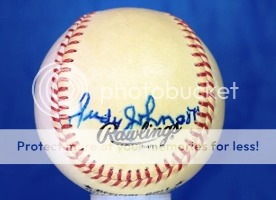 Judy Johnson Psa/dna Signed Feeney National League Baseball Autograph