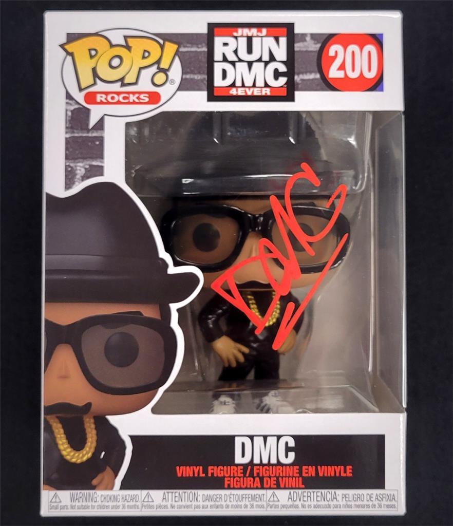 Darryl McDaniels signed RUN DMC Funko Pop! figure autograph ~ Beckett BAS