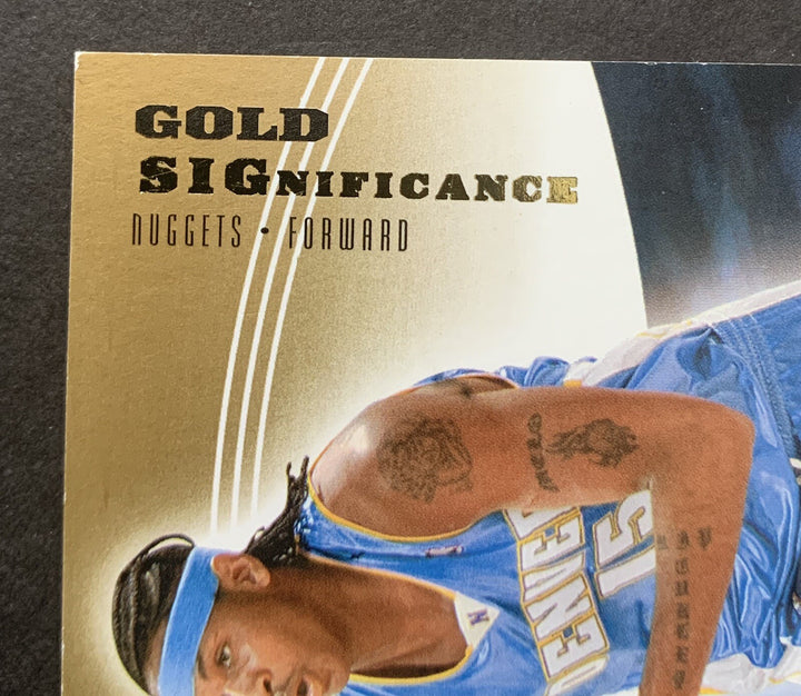 Carmelo Anthony 2004-05 UD SP GAME USED GOLD SIGNIFICANCE Bold AUTO #10/ 10 1/1