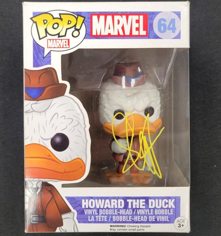 Seth Green signed Howard the Duck Funko Pop! 64 Marvel autograph A ~ Beckett BAS