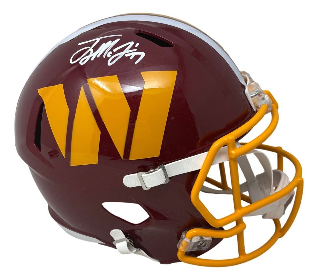 Terry McLaurin Signed Washington Commanders Full Size Replica Speed Helmet BAS