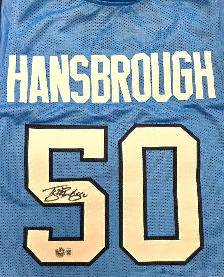 Tyler Hansbrough signed North Carolina Tar Heels Jersey autograph ~ Beckett BAS