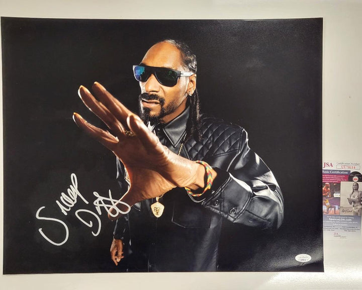 Snoop Dogg signed 16x20 photo full autograph ~ JSA COA