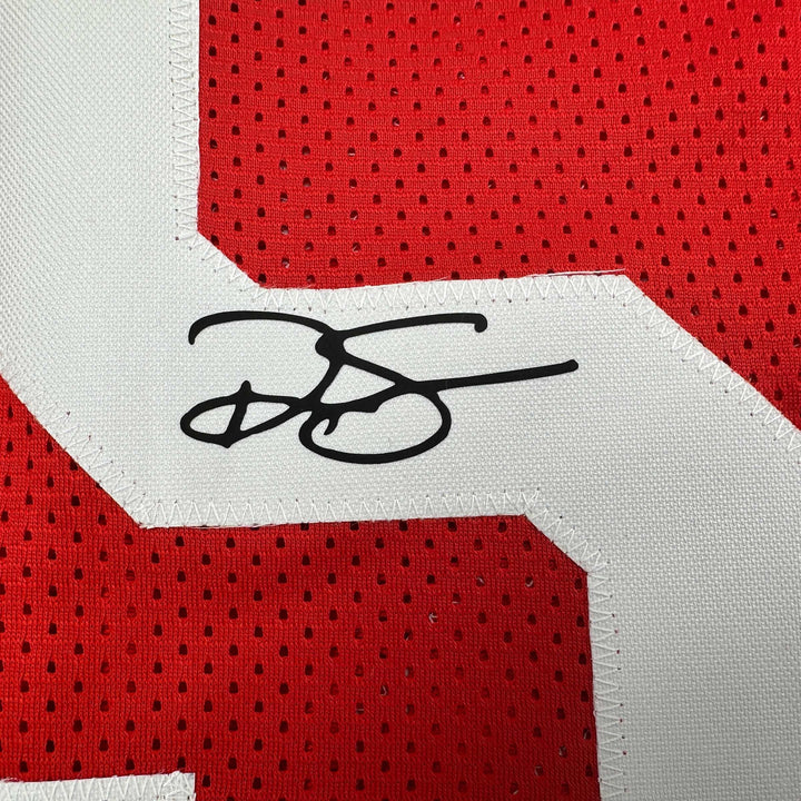 Facsimile Autographed Ralph Sampson Houston Red Reprint Jersey Size Men's XL