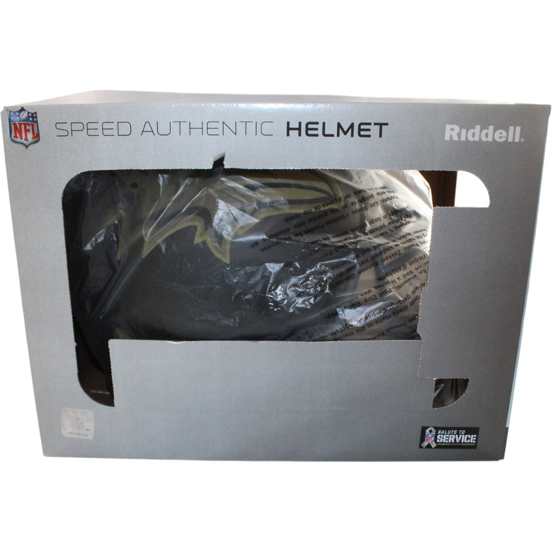 Ray Lewis Autographed Baltimore Ravens Pro 25 STS Helmet Beckett Witness 56169