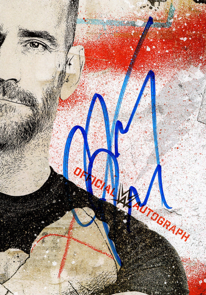 CM Punk Signed 11x14 Photo WWE Best In The World Beckett BAS QR
