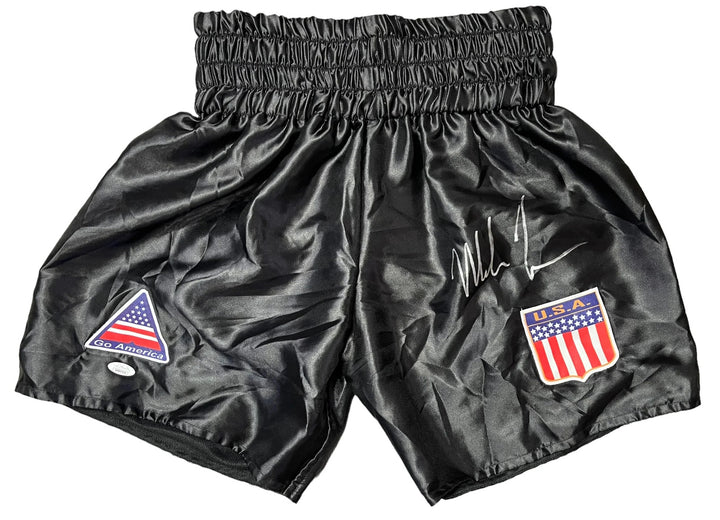 Mike Tyson Autographed Boxing Trunks (JSA)