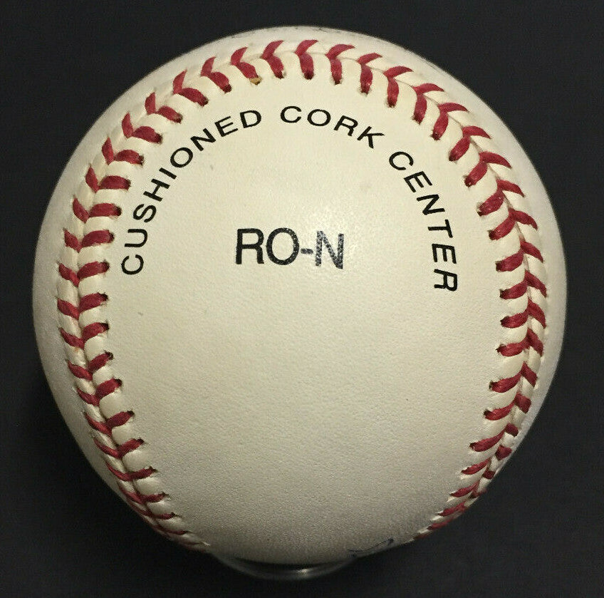 Ernie Banks Cubs Signed Official NL baseball Autograph INS HOF 77 Auto CBM COA