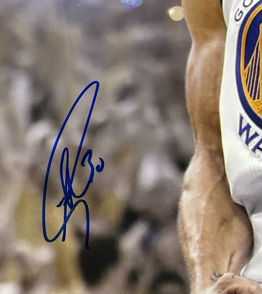 Stephen Curry Signed Framed 16x20 Steiner Photo Warriors Mint Autograph JSA COA