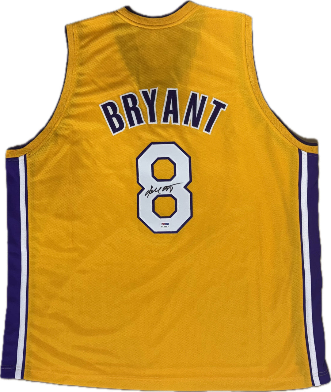 Kobe Bryant Signed Lakers #8 Jersey Full Name Rookie Era Auto PSA COA HOF