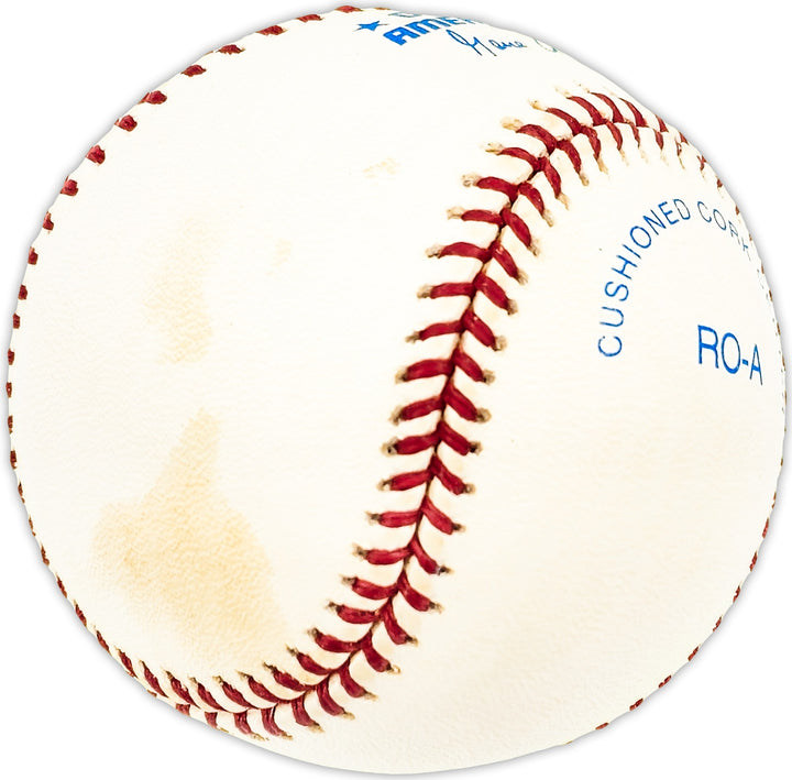 Jack Phillips Signed Official AL Baseball Yankees, Detroit Tigers Beckett QR