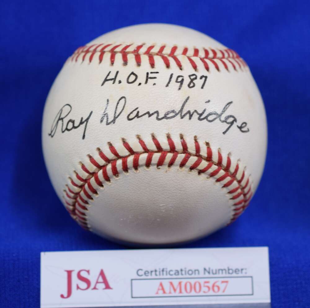 Ray Dandridge  HOF 1987 JSA COA Autograph National League Signed Baseball