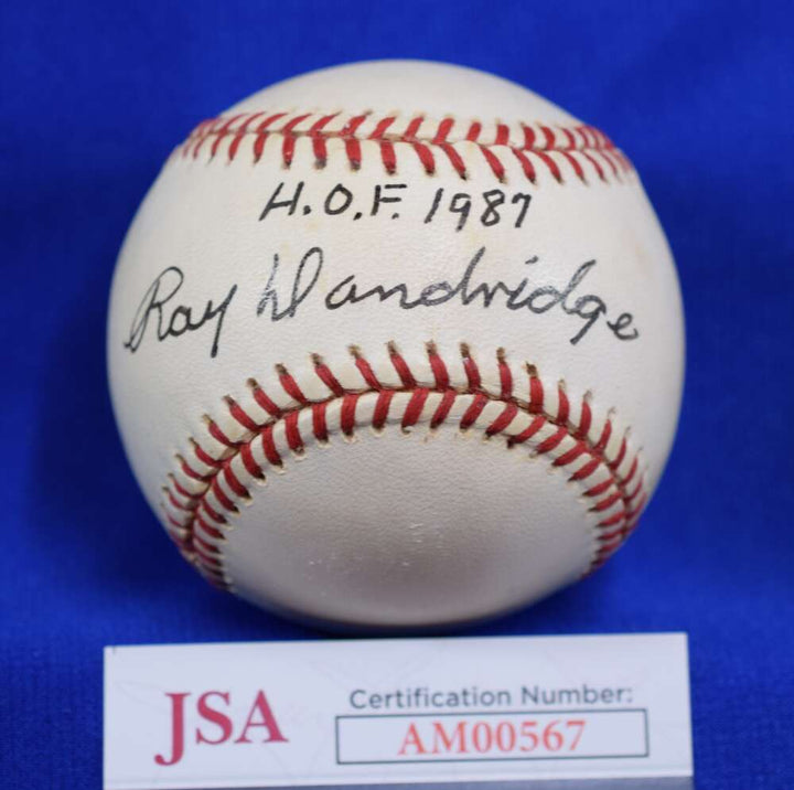 Ray Dandridge  HOF 1987 JSA COA Autograph National League Signed Baseball