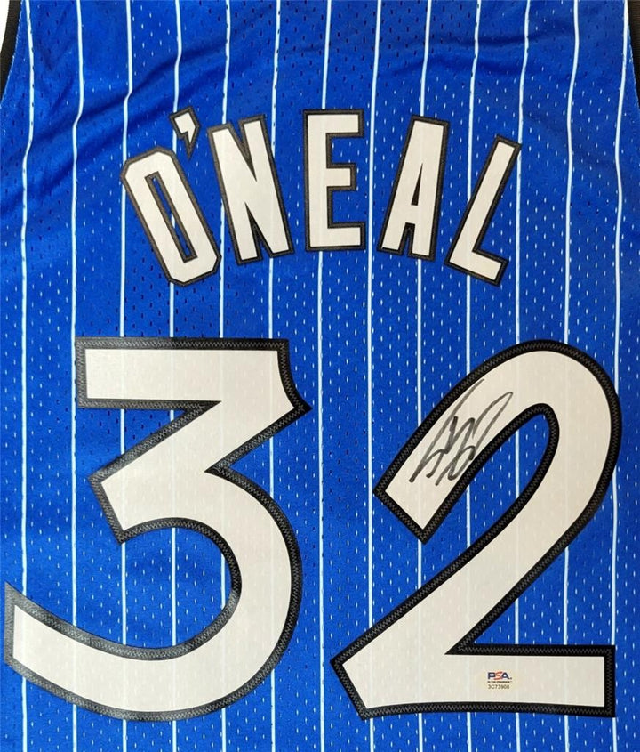Shaquille O'Neal Shaq signed Mitchell & Ness 1994-95 Magic Jersey autograph PSA