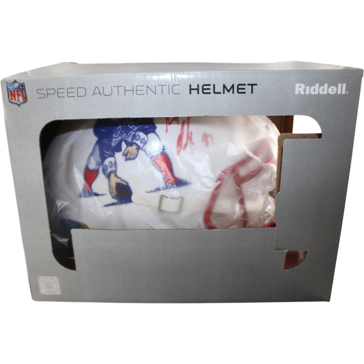 Rob Gronkowski Autographed New England Patriots TB 90-92 Authentic Helmet 55785