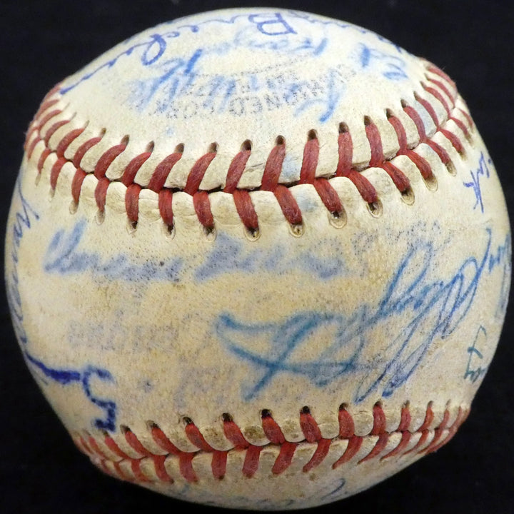1950 Spring Training Signed NL Baseball With 24 Total Signatures Stan Musial