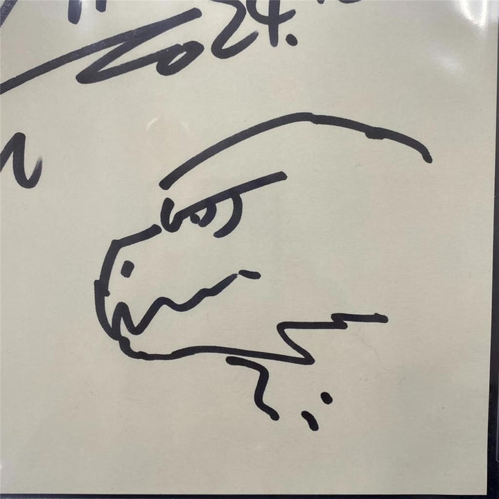 Takashi Yamazaki signed Godzilla Minus One Director Sketch Auto (A) Beckett BAS