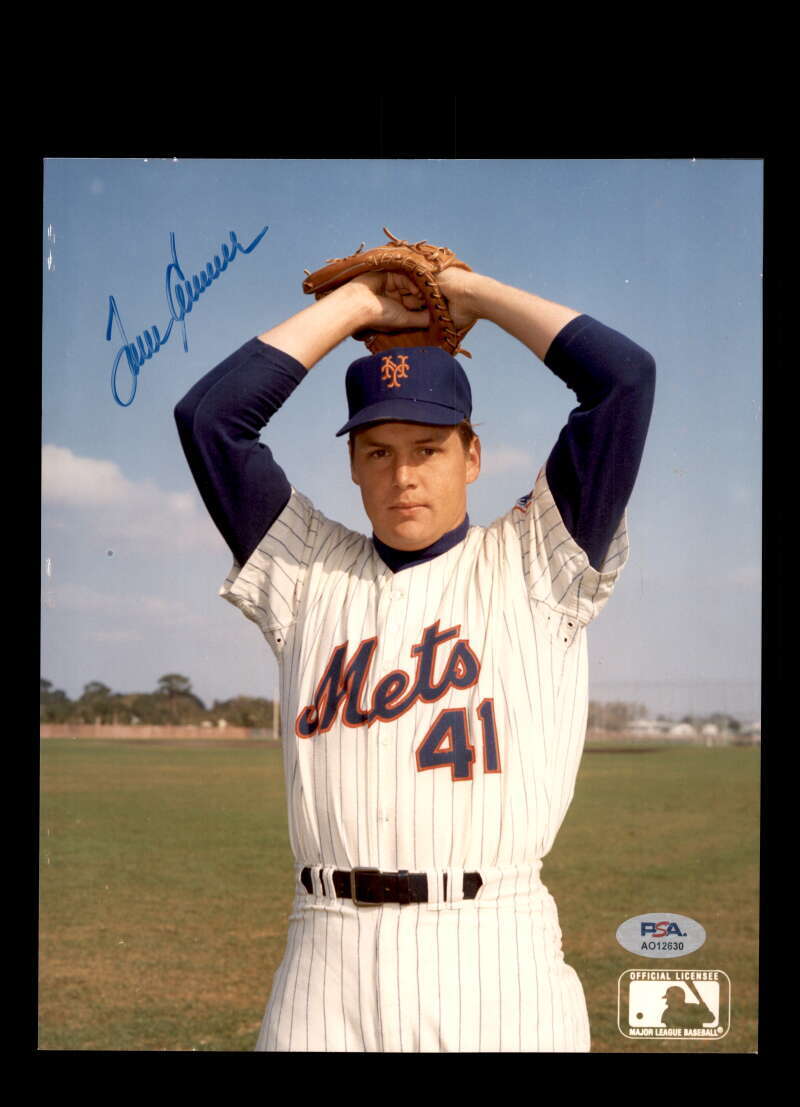 Tom Seaver PSA DNA Signed 8x10 Photo Autograph Mets