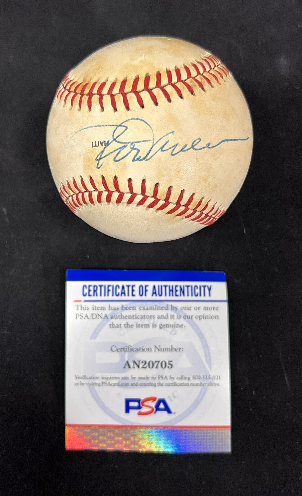 Rod Carew Signed Official 1981 All Star Game Logo Ball Auto Twins HOF PSA COA