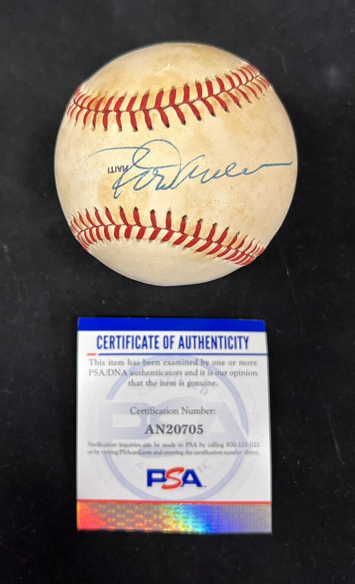 Rod Carew Signed Official 1981 All Star Game Logo Ball Auto Twins HOF PSA COA