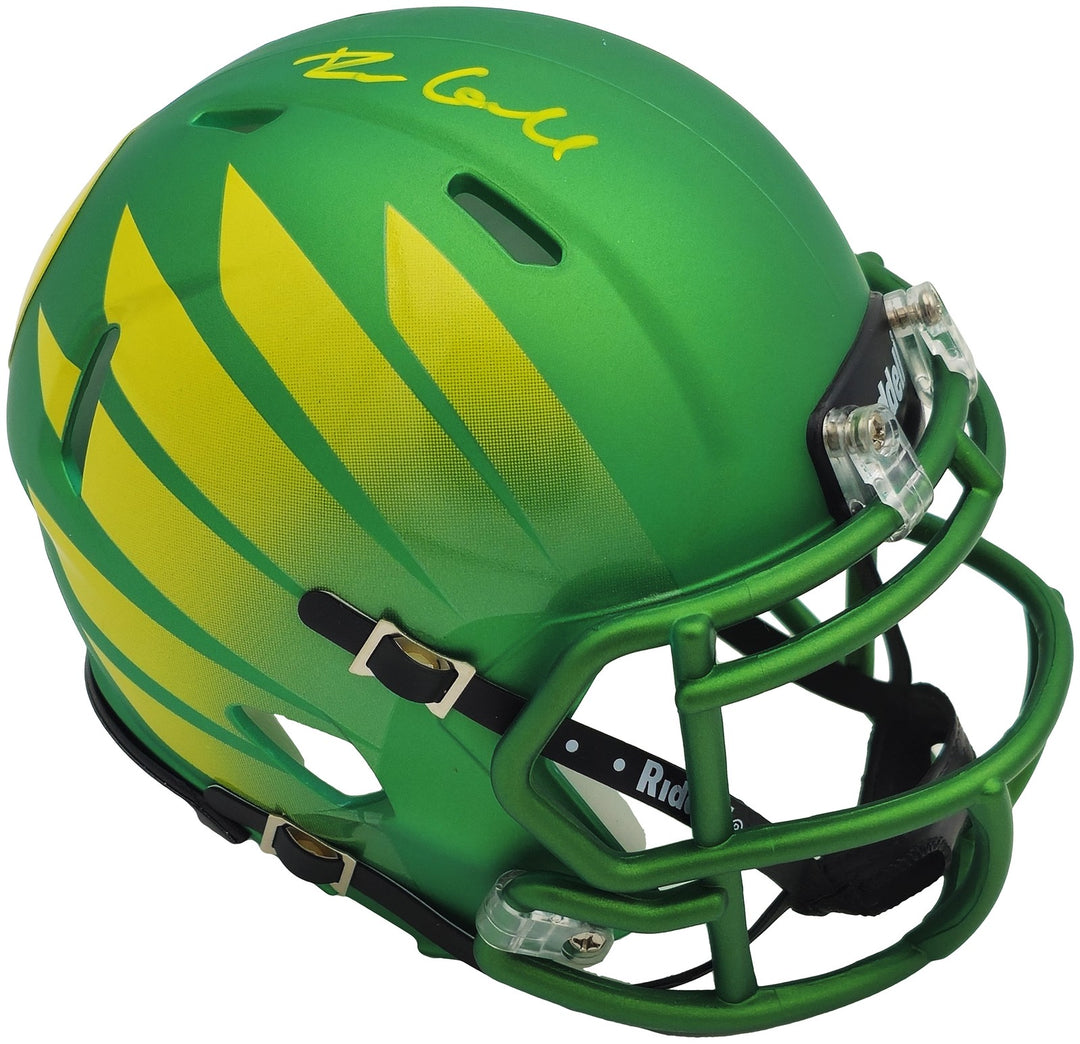 Dillon Gabriel Signed Oregon Ducks Green Speed Mini Helmet Wings Beckett Wit