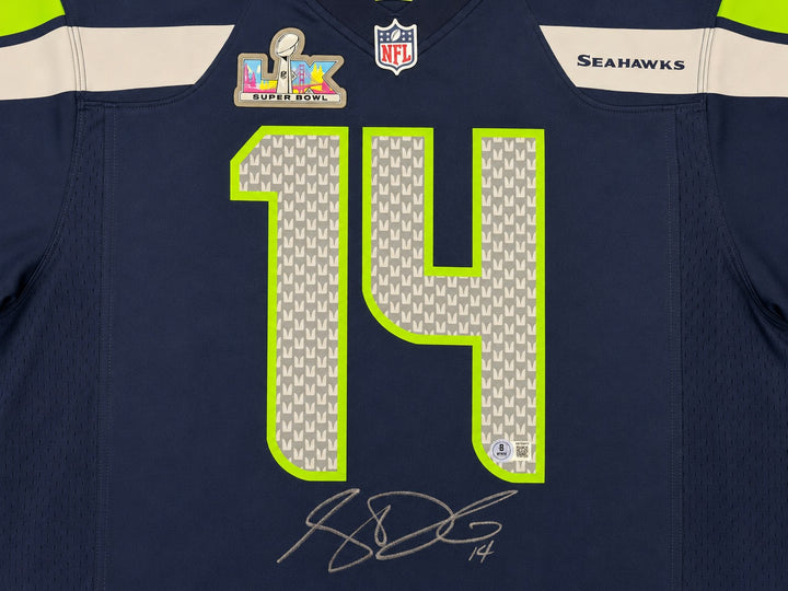 Seattle Seahawks Sam Darnold Signed Blue Nike SB LX Patch Jersey Size XXL