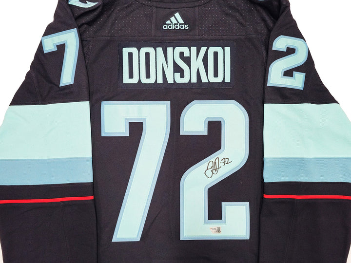 Kraken Joonas Donskoi Auto Blue Adidas Jersey Size 54 Inaugural Season Fanatics