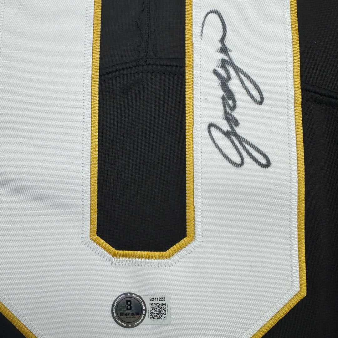 Autographed/Signed Jordyn Tyson New Orleans Black Football Jersey BAS COA