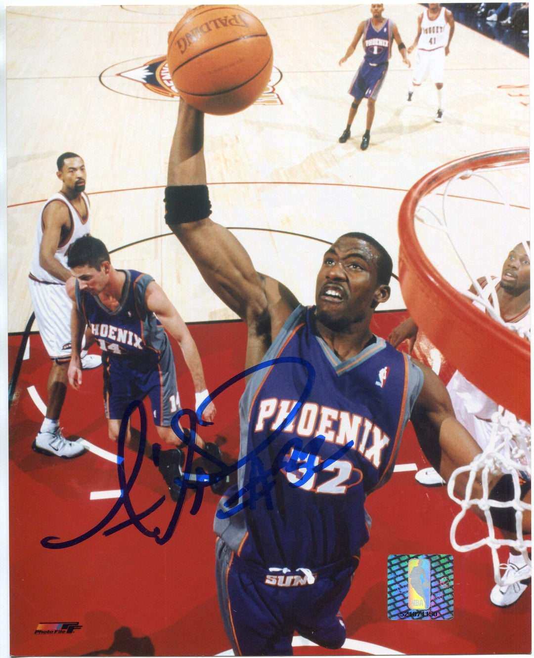 Amare Stoudemire Autographed 8x10 Basketball Photo Phoenix Suns