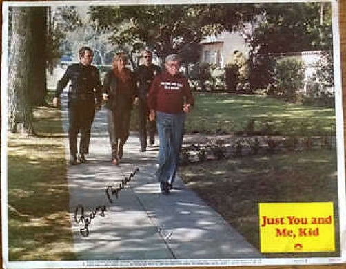 George Burns Signed Jsa Certed Just Me And You Kid Lobby Card Autograph