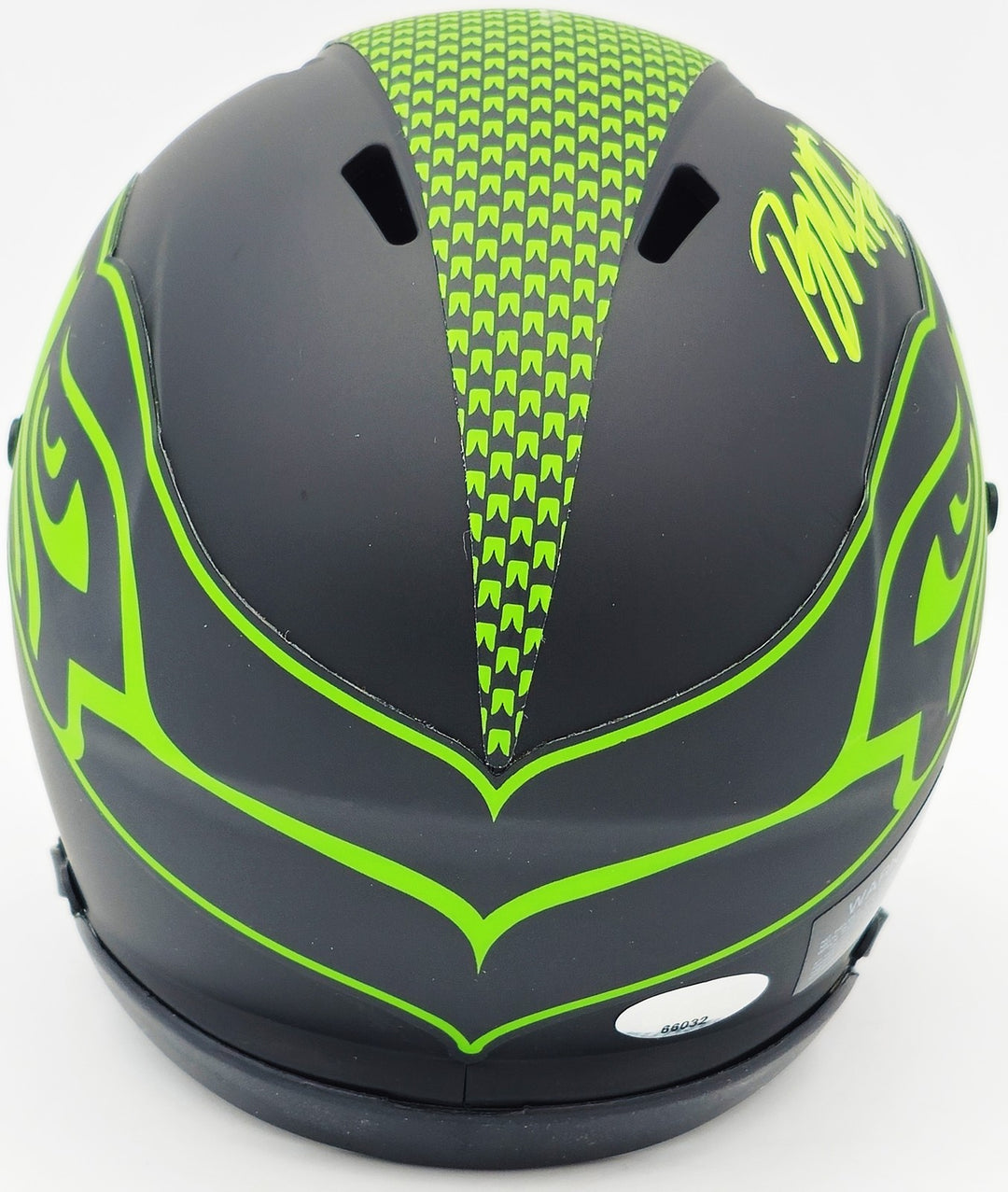 Byron Murphy II Signed Seattle Seahawks Eclipse Black Speed Mini Helmet MCS Holo