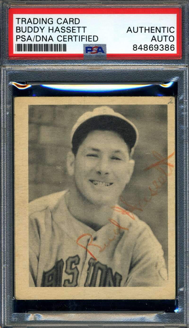 Buddy Hassett PSA DNA Signed 1939 Playball Autograph