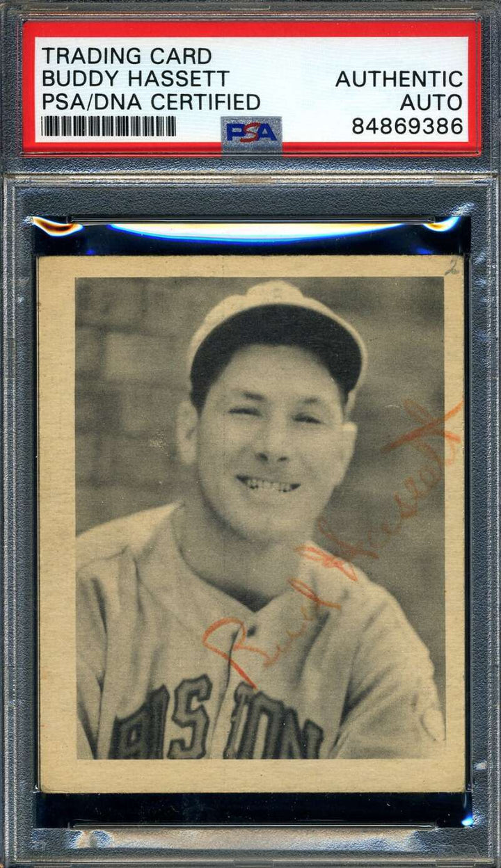 Buddy Hassett PSA DNA Signed 1939 Playball Autograph