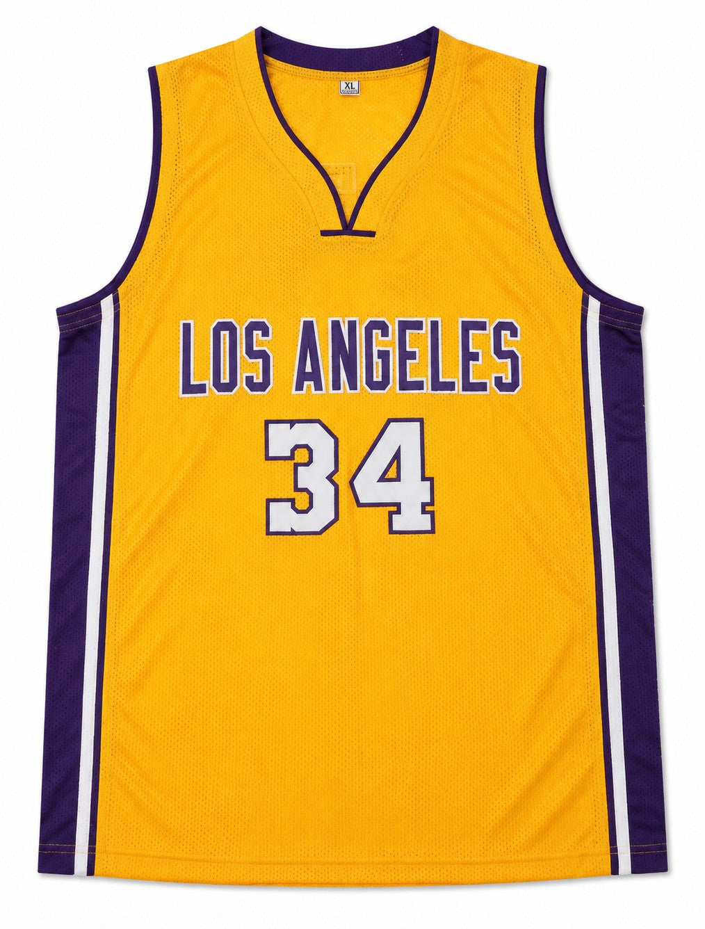 Los Angeles Lakers Shaquille O'Neal Signed Gold Jersey PSA/DNA