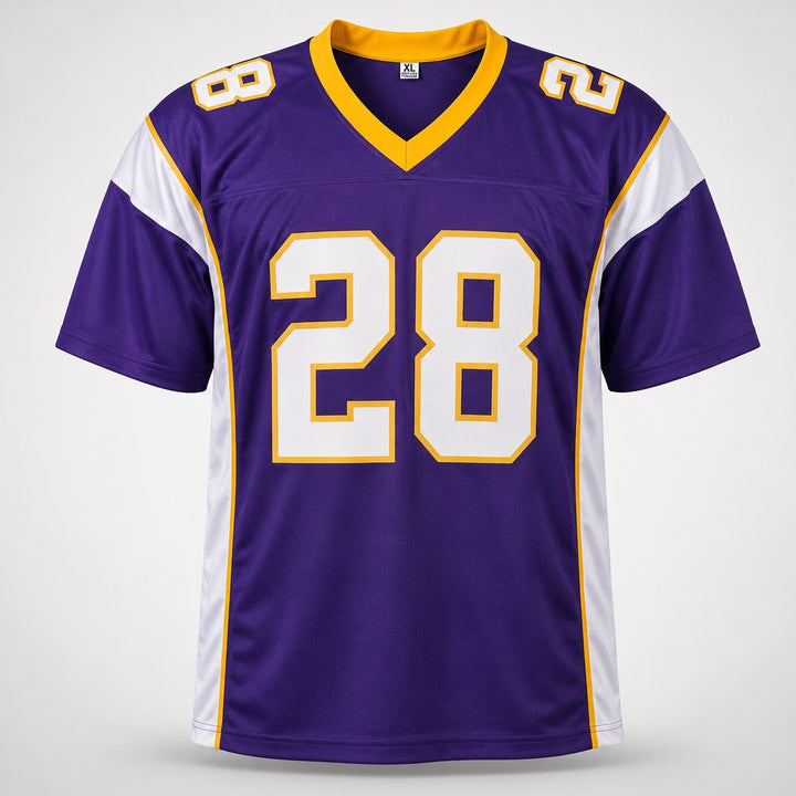 Minnesota Vikings Adrian Peterson Signed Purple Jersey JSA Witness
