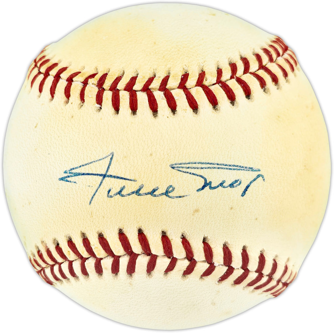 Willie Mays Signed NL Baseball San Francisco Giants Beckett