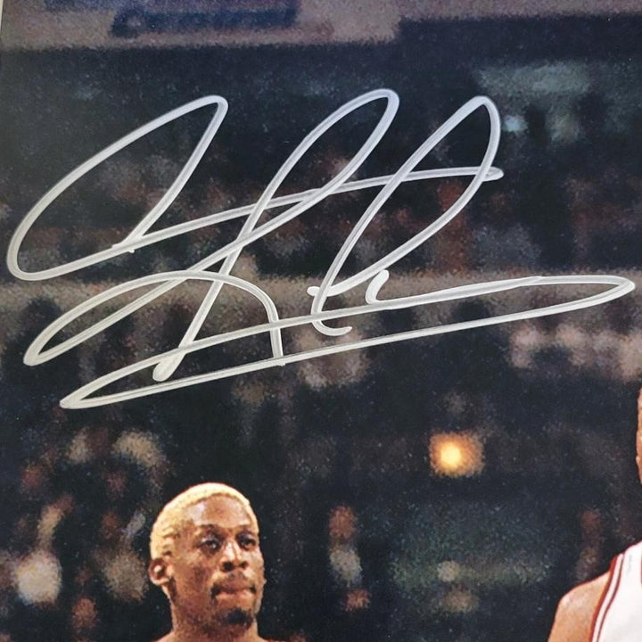 Dennis Rodman signed 97-98 Bulls "Last Dance" 16x20 photo autograph Beckett BAS