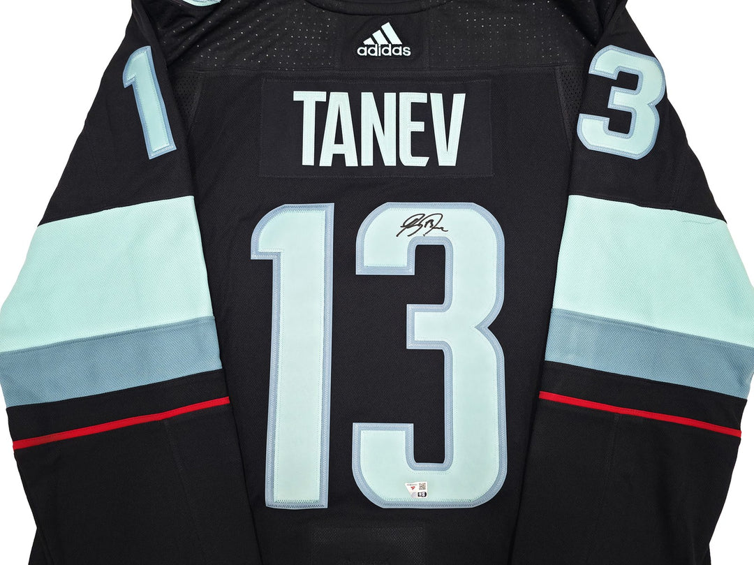 Seattle Kraken Brandon Tanev Auto Blue Adidas Authentic Jersey Size 54 Fanatics