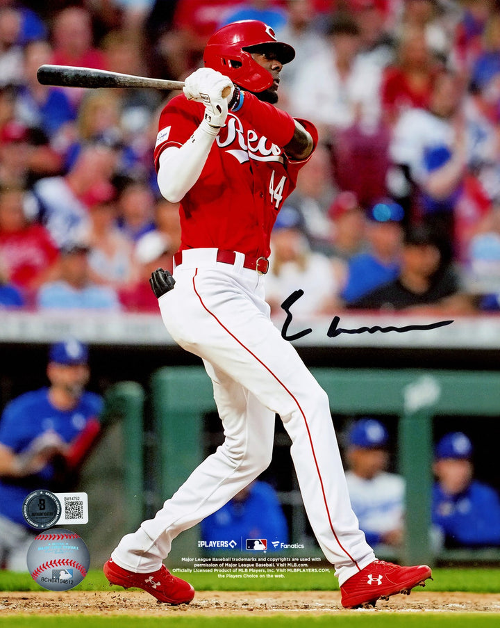 Elly De La Cruz Signed Framed 8x10 Photo Cincinnati Reds HR Swing Beckett BAS QR