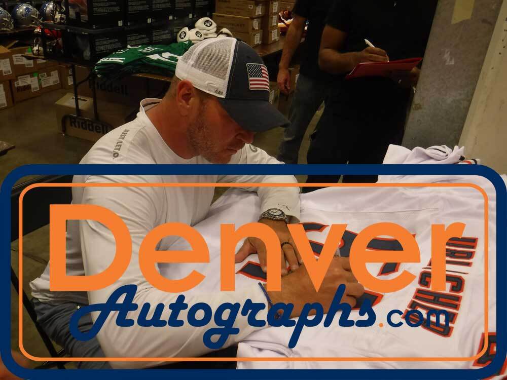 Brian Urlacher Autographed/Signed Pro Style White Jersey HOF Beckett 42618