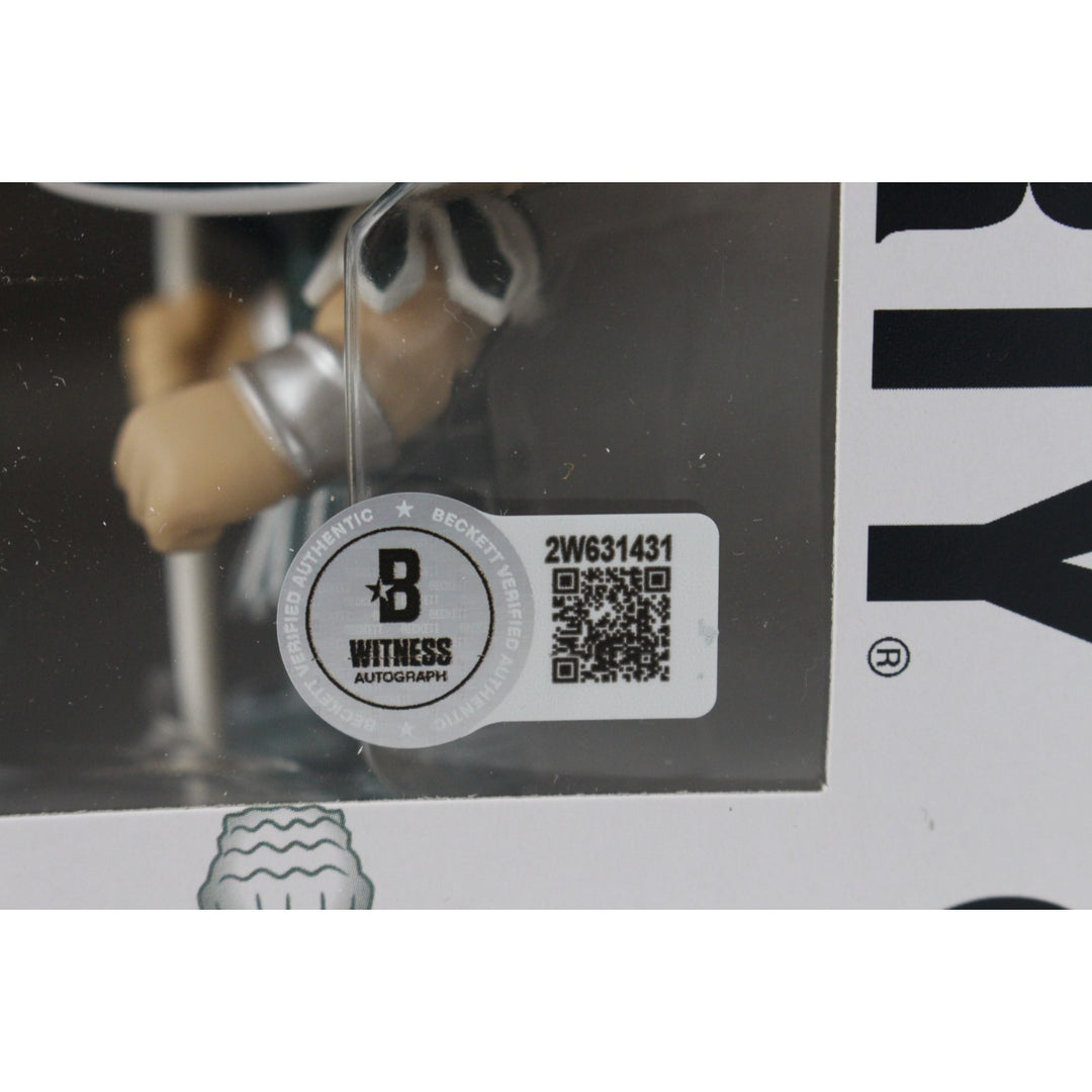 Magic Johnson Autographed/Signed Michigan State Funko Pop! #04 Beckett 49613