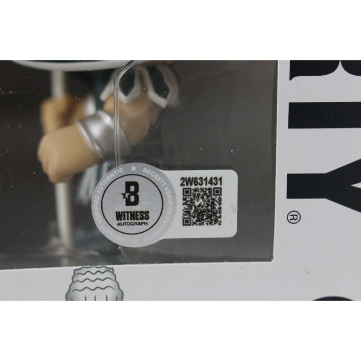 Magic Johnson Autographed/Signed Michigan State Funko Pop! #04 Beckett 49613