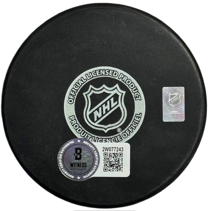 Sergei Bobrovsky Autographed "24 SC Champs" Florida Panthers Puck (Beckett Witne