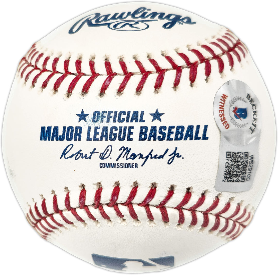 Dave Concepcion Auto MLB Baseball Reds "Reds HOF" (Smudged) Beckett Wit #W529100
