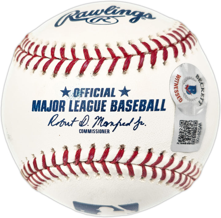 Dave Concepcion Auto MLB Baseball Reds "Reds HOF" (Smudged) Beckett Wit #W529100