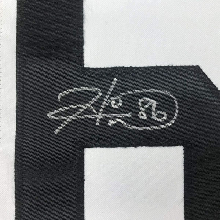 Autographed/Signed Hines Ward Pittsburgh Bumble Bee Football Jersey JSA COA