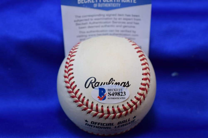 Rusty Staub Le Grande Orange Beckett BAS Auto National League Signed Baseball