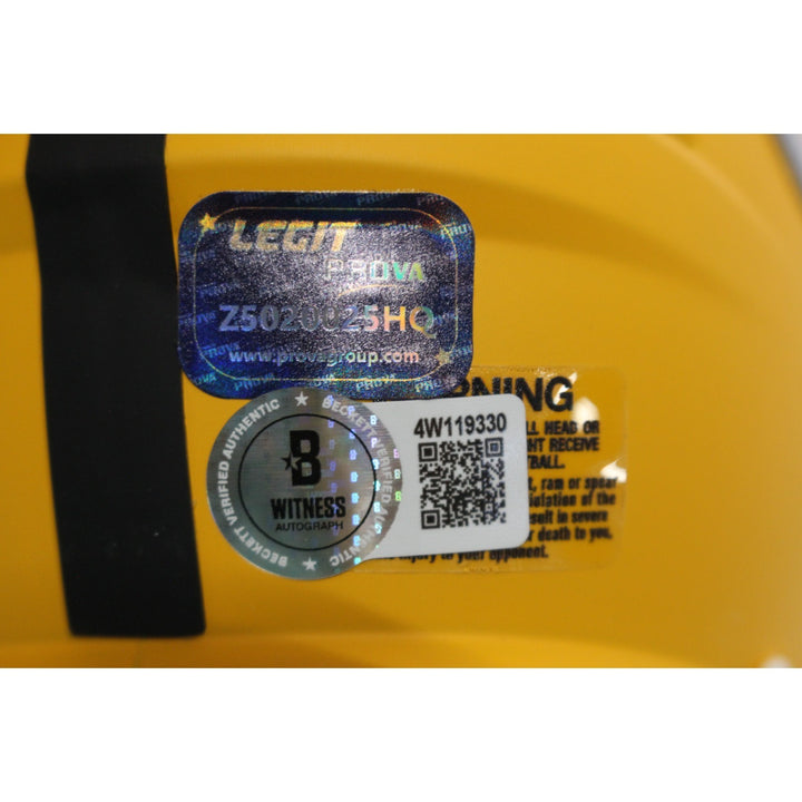 Dermontti Dawson Signed Pittsburgh Steelers 25 Alt Mini Helmet HOF Beckett 54275