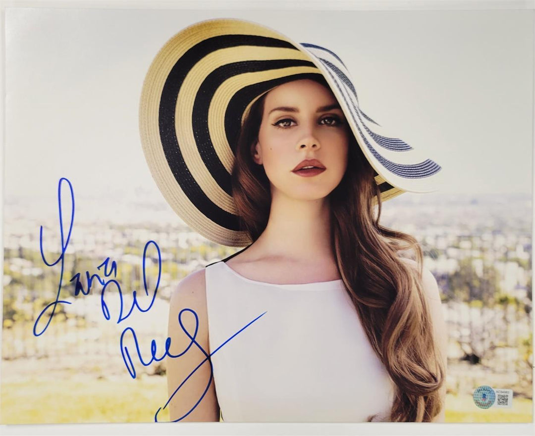 Lana Del Rey signed 11x14 photo singer full autograph ~ Beckett BAS